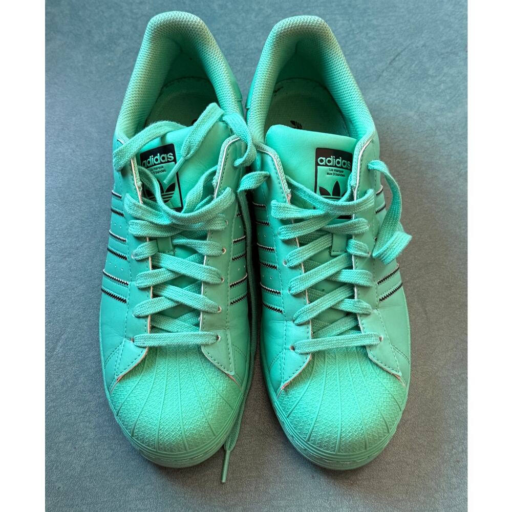 adidas Men's Superstar "Hi-Res Green" Japanese Katakana, 11